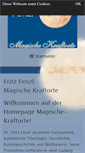 Mobile Screenshot of magische-kraftorte.de
